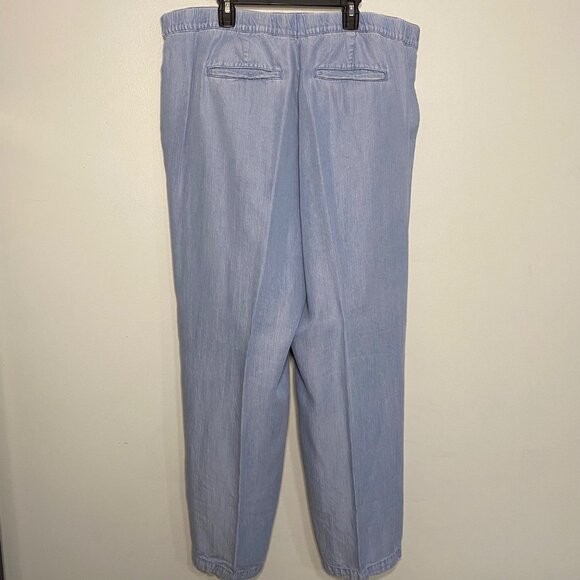 J. Jill Womens Size 18 Light Denim Loose Fit Pants - Classic Look - Picture 2 of 11